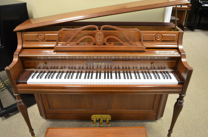 1987 Kawai 804T console piano in walnut - Upright - Console Pianos